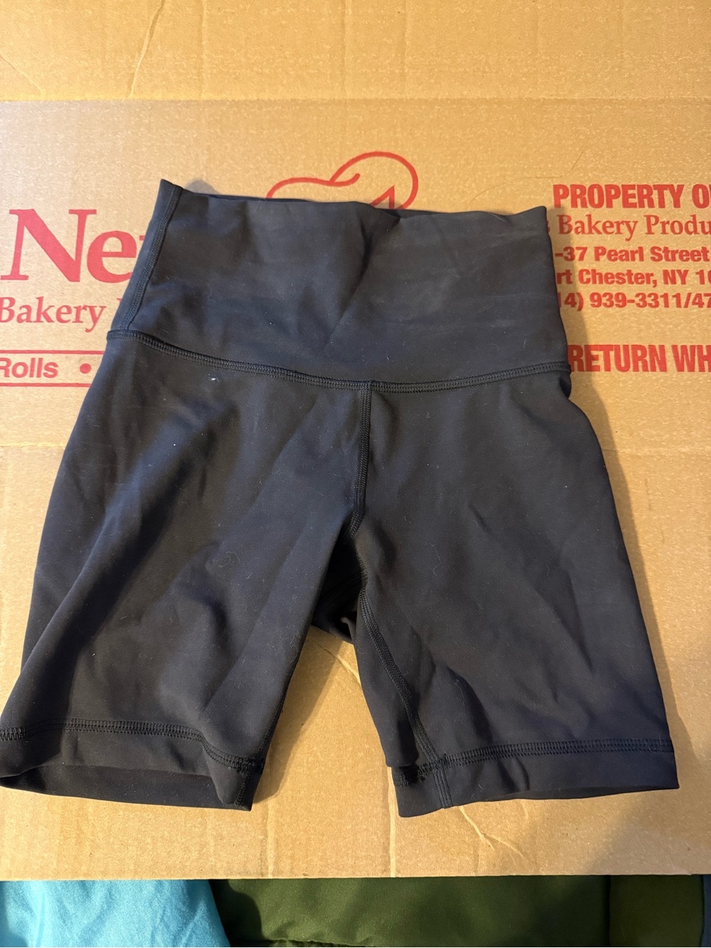 High-Waist Black Women’s Bike Shorts